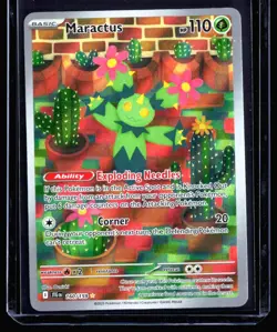 2025 Journey Together Maractus #160 Illustration Rare Pokemon Card - Image 1