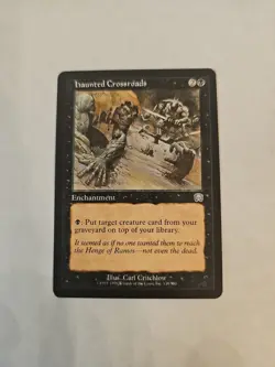 Mtg Mercadian Masques Haunted Crossroads (Never Played) - Image 1