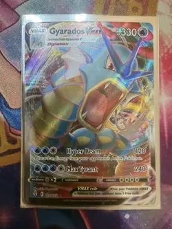 2021 Pokemon Sword Shield Evolving Skies Gyarados VMAX UR Ultra Rare #29/203 - Image 1