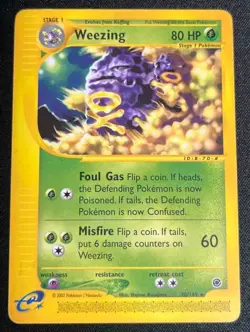 Weezing #70/165 2002 Pokemon Expedition Set - Image 1