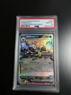 Pokemon Umbreon ex Prismatic Stamped Surprise Box 060/131 PSA 10 Gem Mint - Image 1