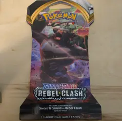 Rebel Clash Sleeved Booster Pack - 1x NEW English Factory Sealed Pokemon Random - Image 2