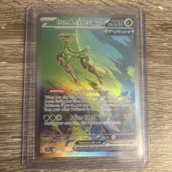 🔰Pokemon TCG - Iron Leaves ex - 203/162 - SIR - Temporal Forces - NM🔰 - Image 1