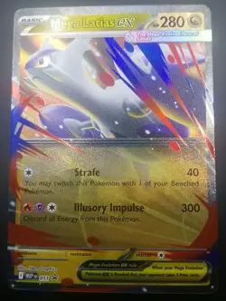 Mega Latias ex MEP 011 Exclusive Promo Mega Latias Ex Box Pokemon Mega Evolution - Image 1