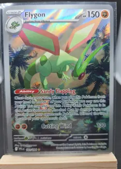 Flygon Illustration Rare 101/094 Phantasmal Flames Mega Evolution Pokemon - Image 1