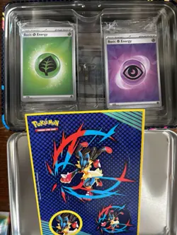Pokemon TCG 2025 Collector Chest Lunchbox - Sealed Packs - Dice - Stickers - Image 2