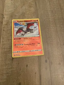 (3) Pokemon TCG Radiant Charizard Crown Zenith 020/159 Holo Radiant Rare. - Image 4