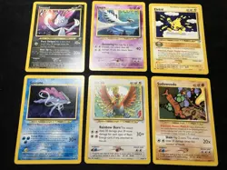 Pokemon Neo Lot 45 WOTC Lugia Suicune Raikou Ho-Oh + Holos Creased Vintage - Image 3