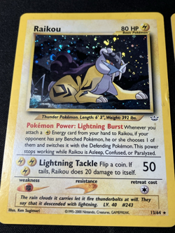 Pokemon Neo Lot 45 WOTC Lugia Suicune Raikou Ho-Oh + Holos Creased Vintage - Image 4