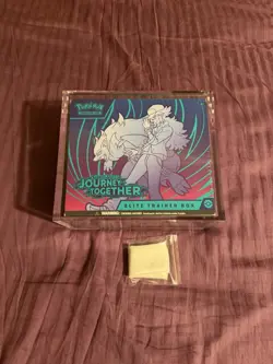 Pokemon ETB Acrylic Display Case - Elite Trainer Box Display Free Cleaning Cloth - Image 1