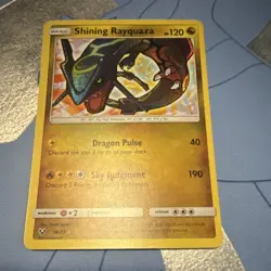 Pokemon Shining Rayquaza Shining Legends Holo Shiny Holo Rare Basic 120 HP 56/73 - Image 5