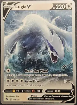 Pokemon Lugia V 138/195 2023 World Championships English NM/LP - Image 1