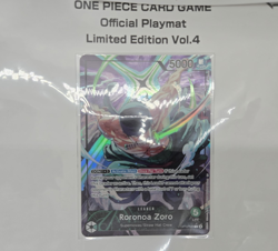English Roronoa Zoro OP12-020 Official Playmat Limited Edition Vol 4 Complete - Image 3