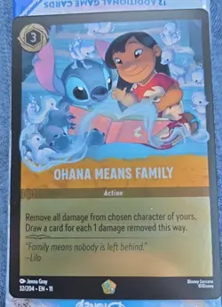 Ohana Means Family Cold Foil 32/204 Winterspell Disney Lorcana - Image 1