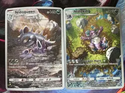 Pokemon - TCG POCKET cards - Nidoking And Nidoqueen - Image 1