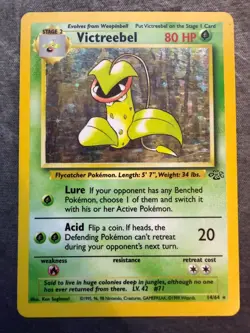 MP** - Victreebel 14/64 Jungle Holo Rare Pokemon Card - Image 1