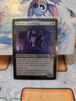 MTG Shredder, Unrelenting (Regular FOIL) - Teenage Mutant Ninja Turtles (TMT) 74 - Image 1