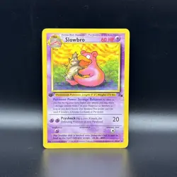 Slowbro 43/62 | Fossil 1st Edition | Uncommon | Vintage Pokemon Card | DMG - Image 1