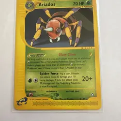 Pokemon TCG - ARIADOS - 3/147 - RARE - E-Card Series: Aquapolis (2002) LP - Image 5