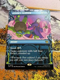 1x Kitsune's Technique - Showcase NM Eng MTG - MTG TMNT - Image 2
