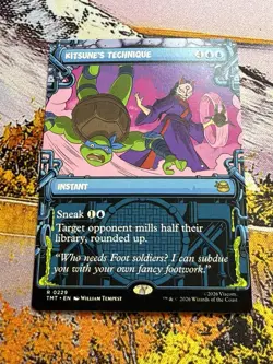 1x Kitsune's Technique - Showcase NM Eng MTG - MTG TMNT - Image 4