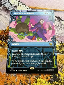 1x Kitsune's Technique - Showcase NM Eng MTG - MTG TMNT - Image 5