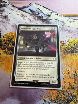 Securitron Squadron [Universes Beyond Fallout] NM MTG - Image 2