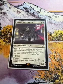 Securitron Squadron [Universes Beyond Fallout] NM MTG - Image 3