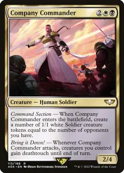 MTG - Company Commander - Warhammer 40K Commander - Image 1