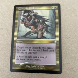 MTG Foil Gerrard's Verdict Retro Frame Dominaria Remastered NM - Image 1