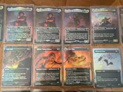 Magic The Gathering LOTR Foil LOT 63x (mount Doom Scene) + - Image 2