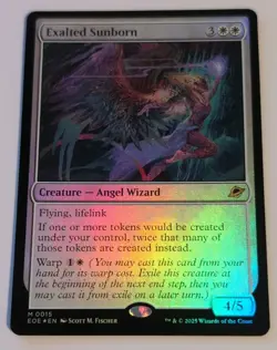 Magic The Gathering Exalted Sunborn Edge of Eternities 0015 Foil White 4/5 - Image 1