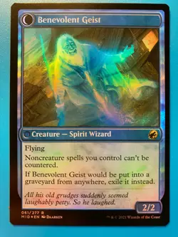 MTG 1x FOIL Malevolent Hermit 61 Innistrad: Midnight Hunt Magic Gathering x1 NM - Image 2