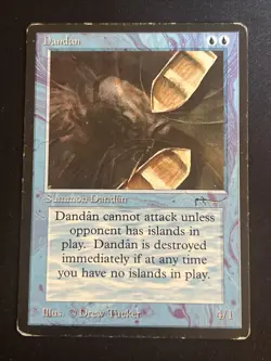 1x Dandan Arabian Nights MP Old School 1993 MTG Magic the Gathering x1 MKE - Image 1