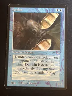 1x Dandan Arabian Nights MP Old School 1993 MTG Magic the Gathering x1 MKE - Image 5