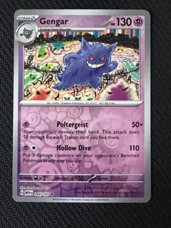 Gengar~Reverse Holo~ Tomokazu Komiya Gallery~ Pokemon Cards - Image 1