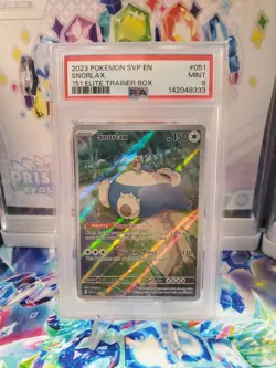 PSA 9 - Snorlax #051 - Pokemon SV Black Star Promos - Image 1