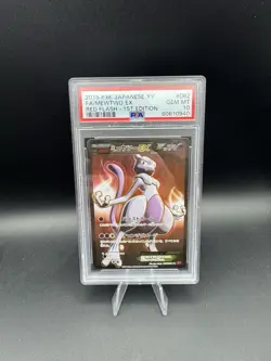 2015 POKEMON JAPANESE XY RED FLASH 062 FA MEWTWO EX RED FLASH 1ST EDITION - Image 1