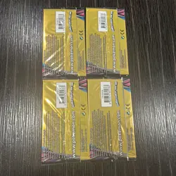 🔥Pokemon Sun & Moon Unified Minds (4) 3-Card Booster Packs Art Set 2019 Sealed - Image 2