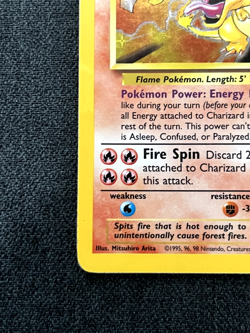 Pokemon TCG Charizard 004/102 Base Set Holo (Read Description) - Image 3