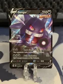 Gengar V 156/264 Swsh08 Fusion Strike Ultra Rare Holo Pokemon Card - NM - Image 1
