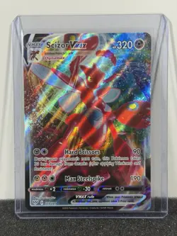 Scizor Vmax 119/189 Darkness Ablaze MINT Full Art Ultra Rare Pokemon Card - Image 1