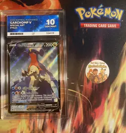 Garchomp V TG23/TG30 Astral Radiance Ace 10 Gem Mint Pokemon - Image 1