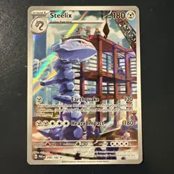 Steelix 208/182 IR Pokemon Paradox Rift Illustration Rare Holo NM/M - Image 1