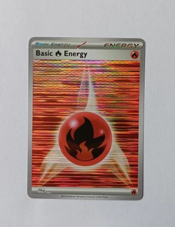 Pokemon TCG - Basic Fire Energy - 2025 Scarlet & Violet - SVE018 - Holo Foil - Image 1
