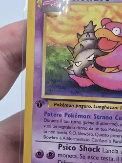 Italian 1st Edition Slowbro 43/62 Fossil Uncommon Non-Holo Pokemon TCG LP - Image 2