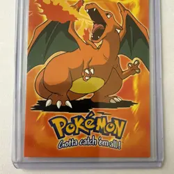 Pokemon Series 1 Charizard Topps TV Animation Ultra Rare Non Holo E6 Of E12 - Image 4