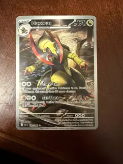 Pokemon Haxorus 147/086 Sv: Black Bolt Holo Illustration Rare 170 HP Axe Blast - Image 1