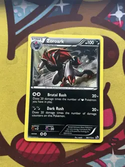Pokemon Zoroark 90/113 - Cosmic Holo - BW Legendary Treasures - GLC - Excellent - Image 1