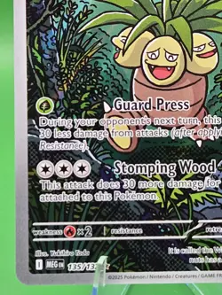 Pokemon TCG Exeggutor Me01 Mega Evolution Full Art Rare Holo 135/132 Eng - Image 4
